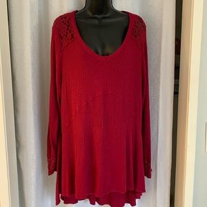 TORRID Thermal Knit Tunic Top Sz: 3X